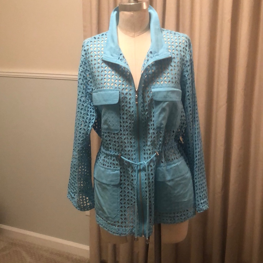 Ruby Road eyelet safari jacket.